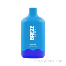 BREZE STIIK BS6500 पफ्स डिस्पोजेबल वेप